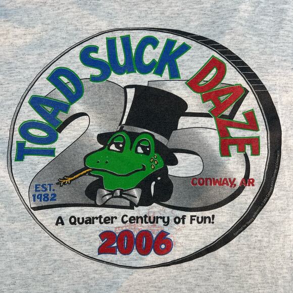 Toad Suck Daze 2006 25th anniversary tshirt - Picture 3 of 6